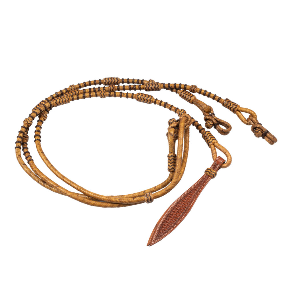 WESTERN VAJETI IZ SUROVEGA PLETENEGA USNJA