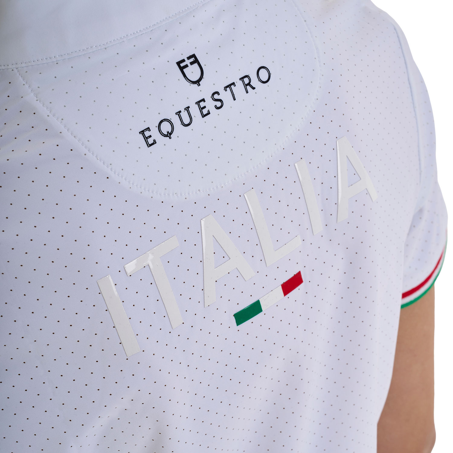 DEKLIŠKA TEKMOVALNA POLO MAJICA Z ZADRGO EQUESTRO X FISE - slika 6