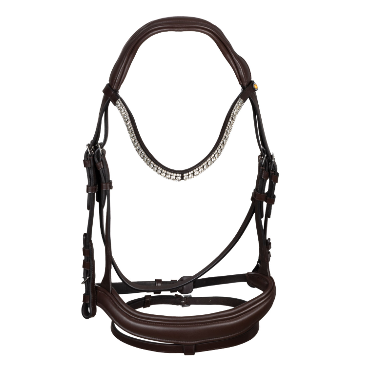 PODLOŽENA ANGLEŠKA UZDA V OBLIKI SNAFFLE - slika 6