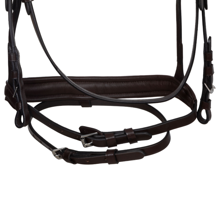 PODLOŽENA ANGLEŠKA UZDA V OBLIKI SNAFFLE - slika 4