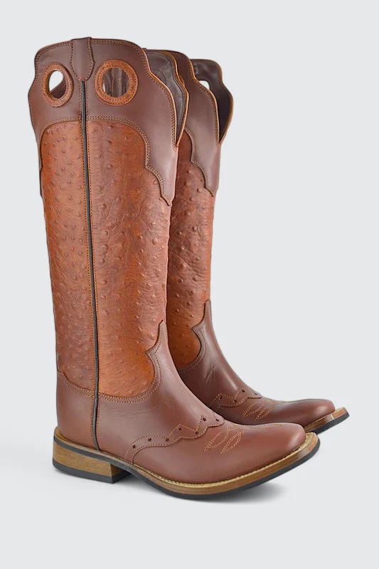 Buckaroo marrone struzzo cotto