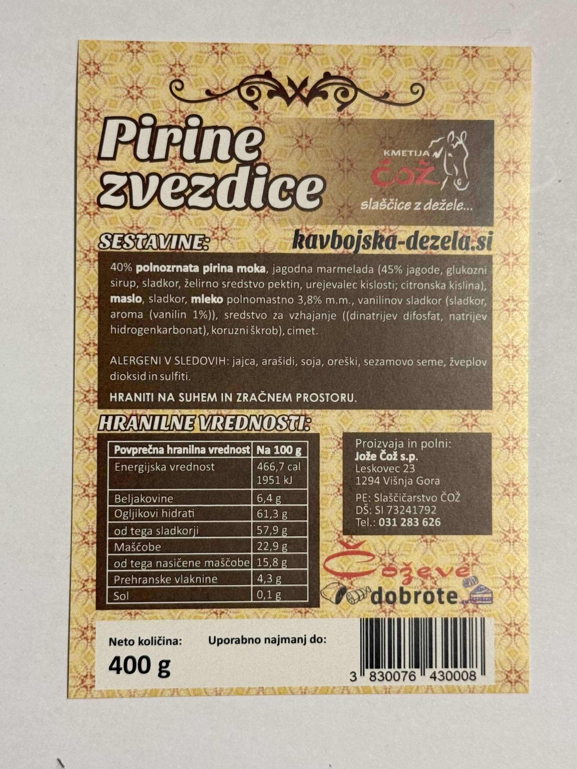 PIRINE ZVEZDICE 400g - slika 4