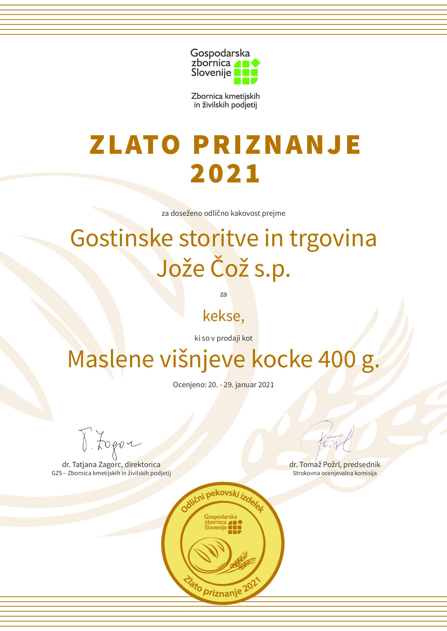 MASLENE VIŠNJEVE KOCKE 400G - slika 5