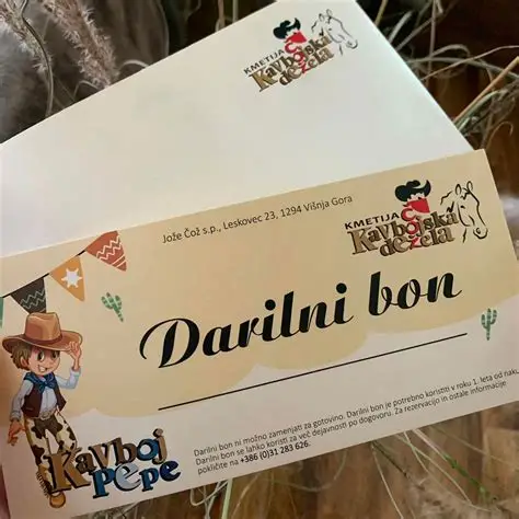 VREDNOSTNI DARILNI BON