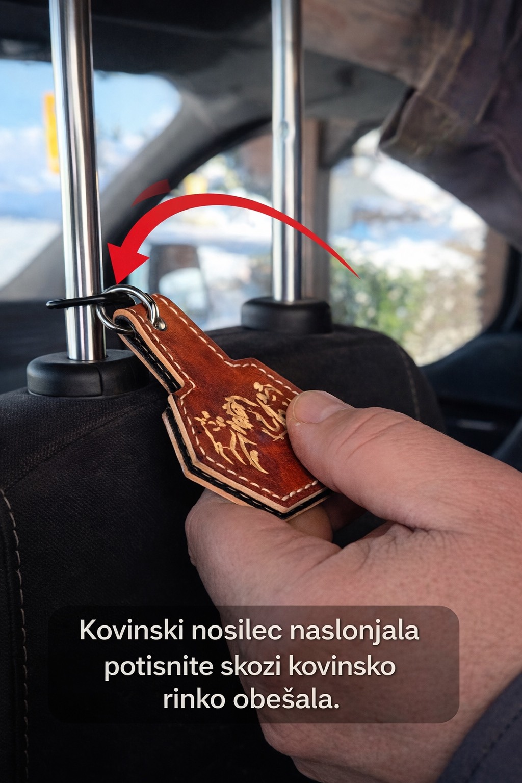 Obešalo za klobuk – za avtomobil (različni motivi) - slika 3