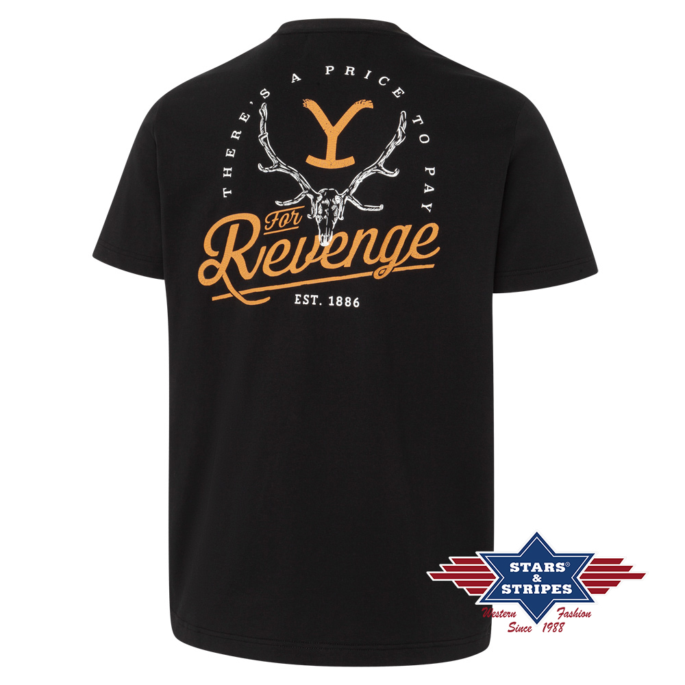 YELLOWSTONE T-Shirt For Revenge black - slika 5