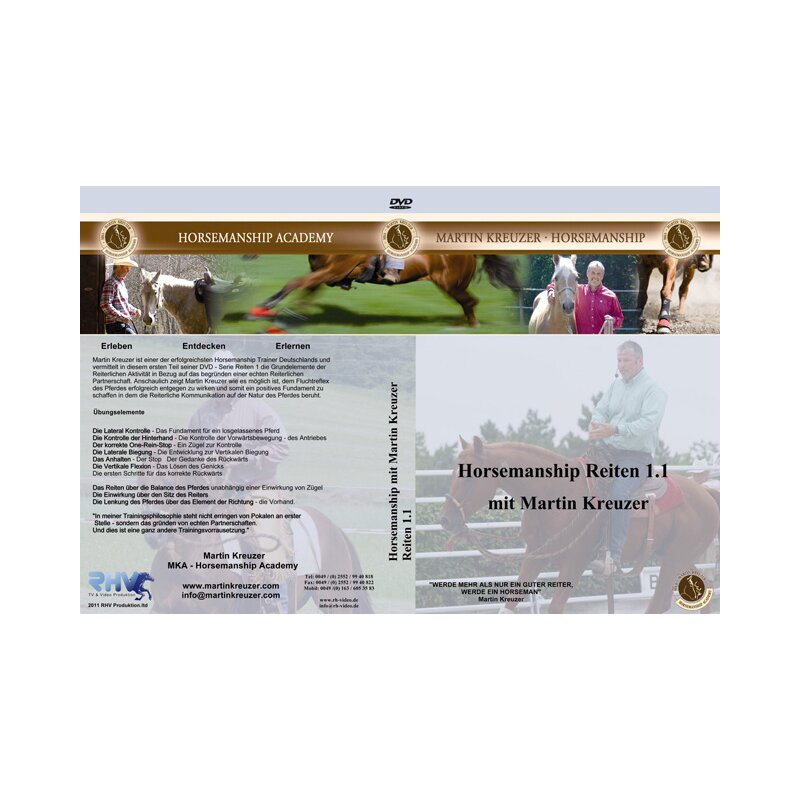 DVD Jahanje 1.1 avtorja Martina Kreuzerja