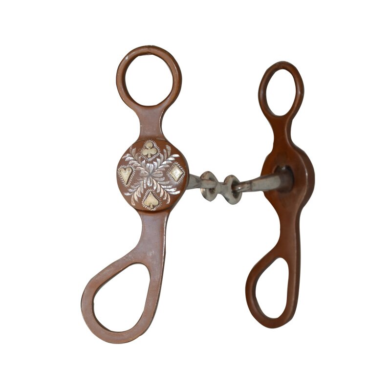 Snaffle Bit Poker with short Shanks